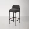 Shetia Gray Bar Stool - Kursi Bar Minimalis Modern (3) Shetia Gray Bar Stool - Kursi Bar Minimalis Modern (3)