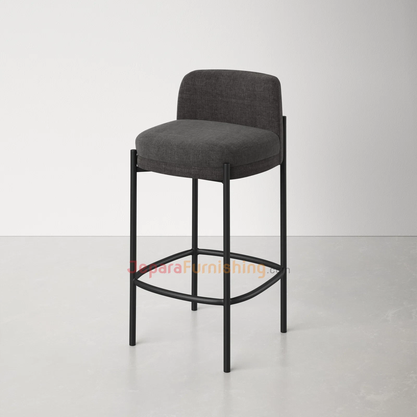 Shetia Gray Bar Stool - Kursi Bar Minimalis Modern (3) Shetia Gray Bar Stool - Kursi Bar Minimalis Modern (3)