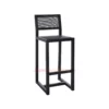 Shytool Black Rattan Bar - Kursi Bar Minimalis Kayu Jati Solid Shytool Black Rattan Bar - Kursi Bar Minimalis Kayu Jati Solid