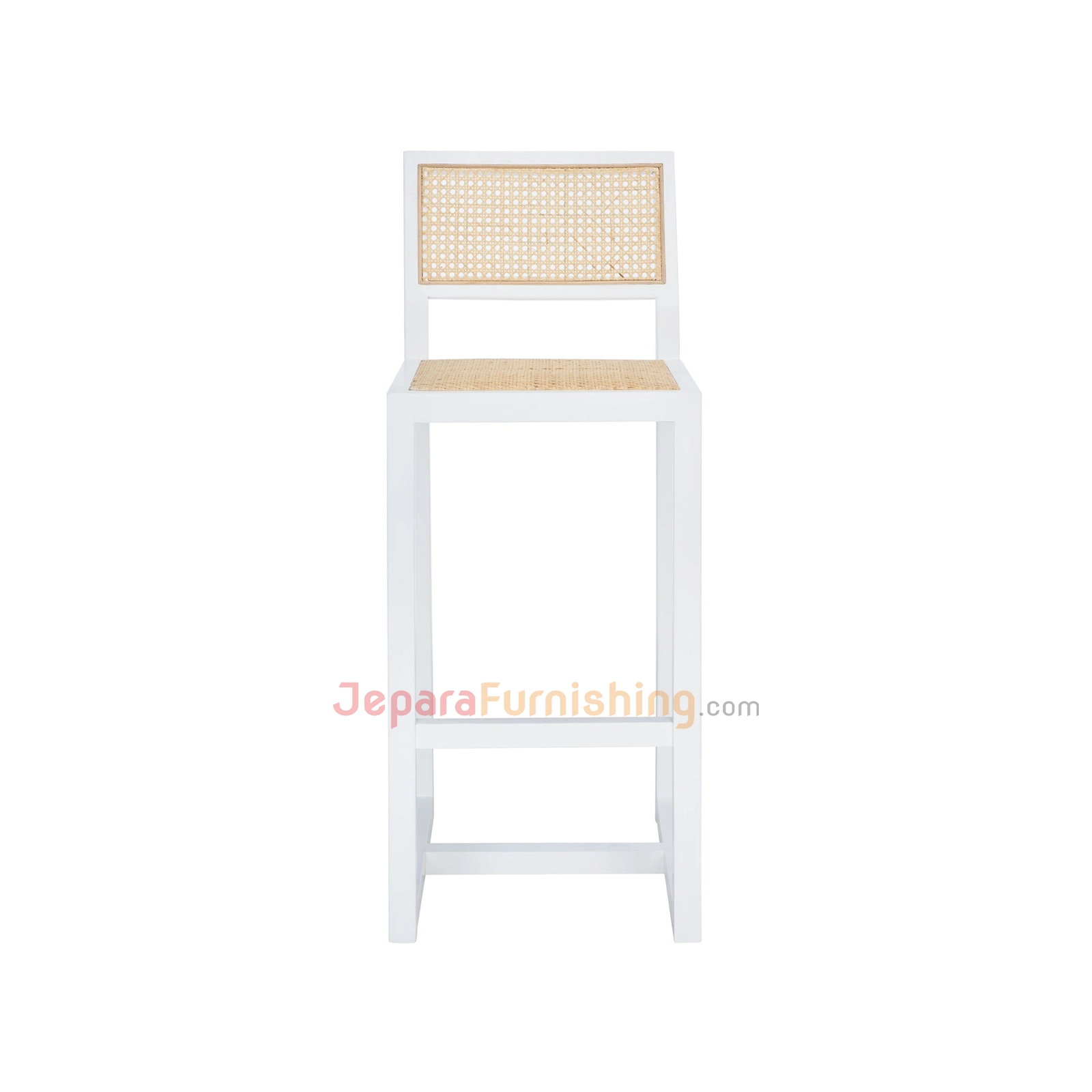 Shytool Rattan Bar (White) - Kursi Bar Minimalis Kayu Solid (3) Shytool Rattan Bar (White) - Kursi Bar Minimalis Kayu Solid (3)