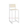 Shytool Rattan Bar (White) - Kursi Bar Minimalis Kayu Solid (4) Shytool Rattan Bar (White) - Kursi Bar Minimalis Kayu Solid (4)