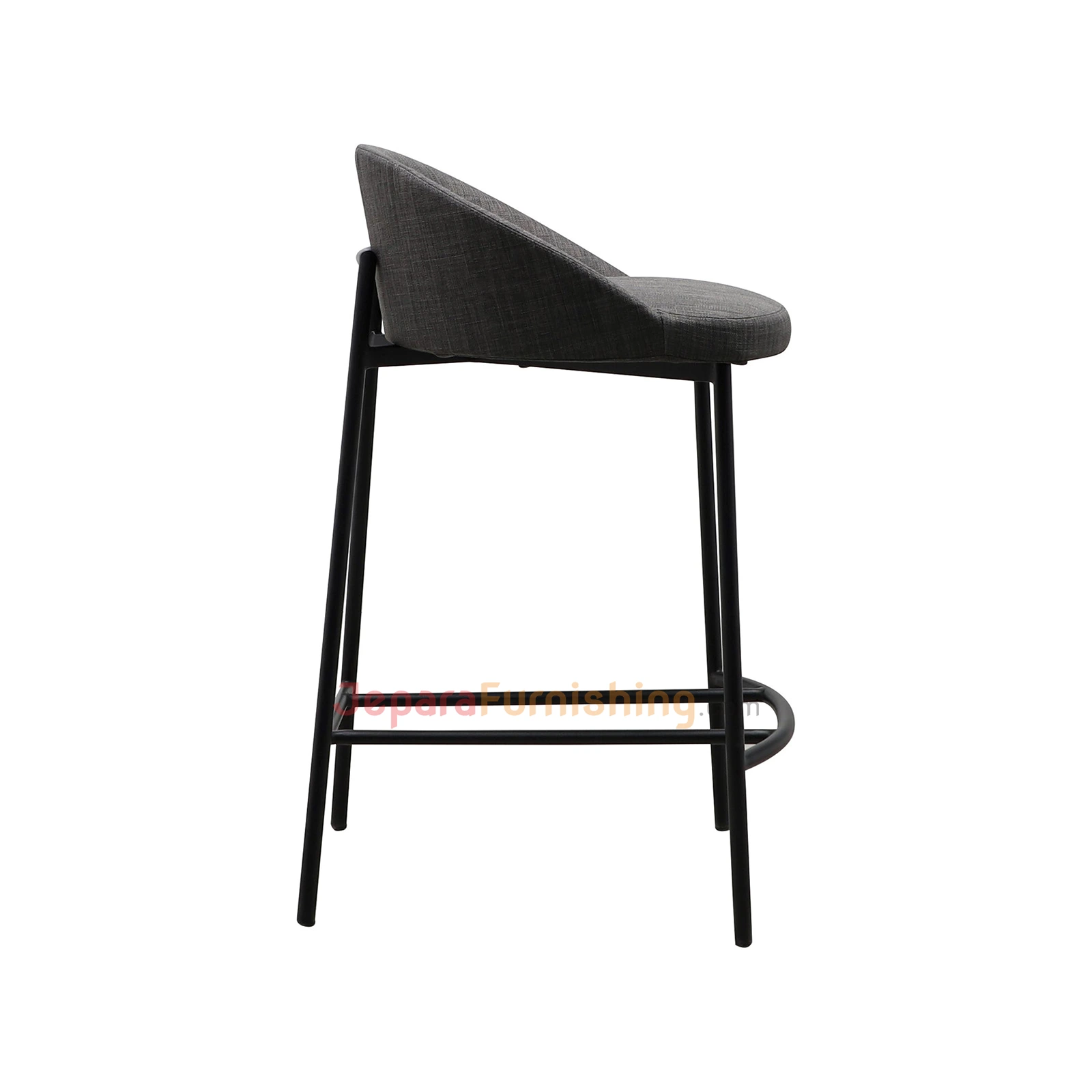 Winame Bar Stool Upholstery - Kursi bar minimalis kaki besi (2) Winame Bar Stool Upholstery - Kursi bar minimalis kaki besi (2)