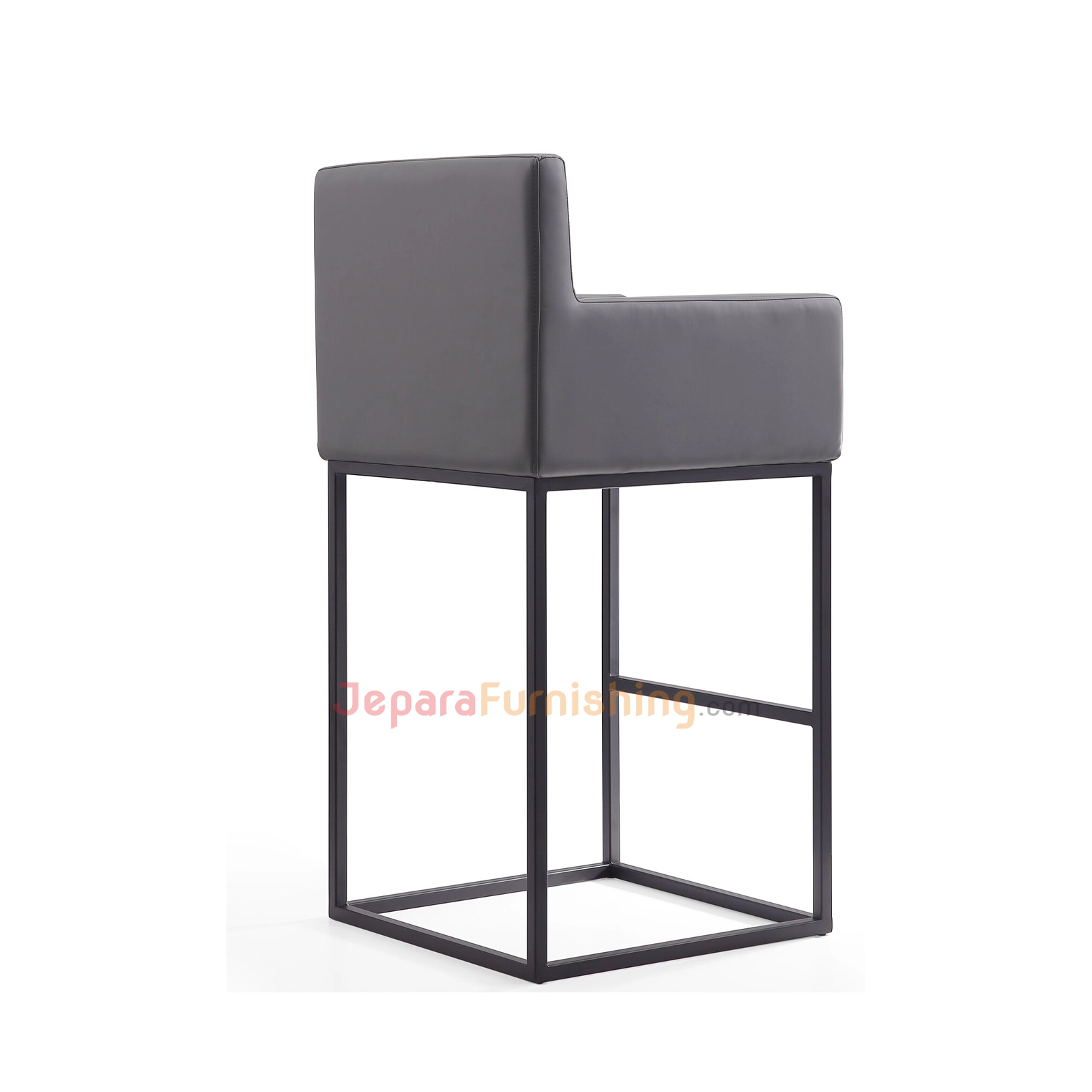 Winy Bar Black Steel (Gray) - Kursi Bar Minimalis Besi (3) Winy Bar Black Steel (Gray) - Kursi Bar Minimalis Besi (3)
