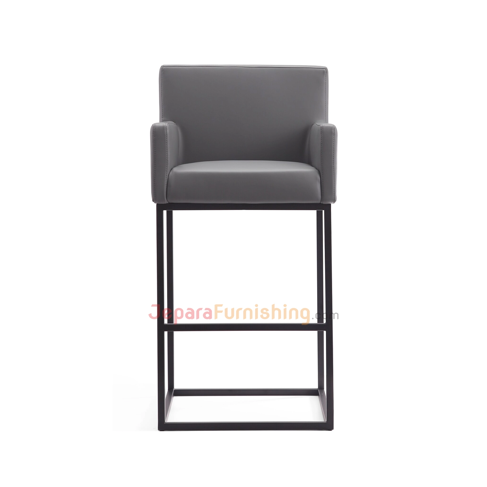 Winy Bar Black Steel (Gray) - Kursi Bar Minimalis Besi Winy Bar Black Steel (Gray) - Kursi Bar Minimalis Besi