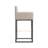 Winy Bar Black Steel (Ivory) - Kursi Bar Minimalis Besi (2) Winy Bar Black Steel (Ivory) - Kursi Bar Minimalis Besi (2)