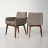 flatron armchair daphnie sand - kursi makan modern flatron armchair daphnie sand - kursi makan modern