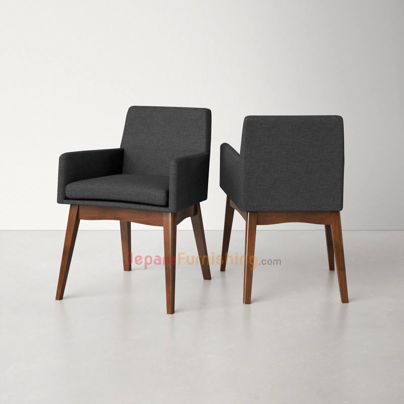 Kursi Makan Minimalis 40 flatron armchair gravel - kursi makan minimalis kayu jati
