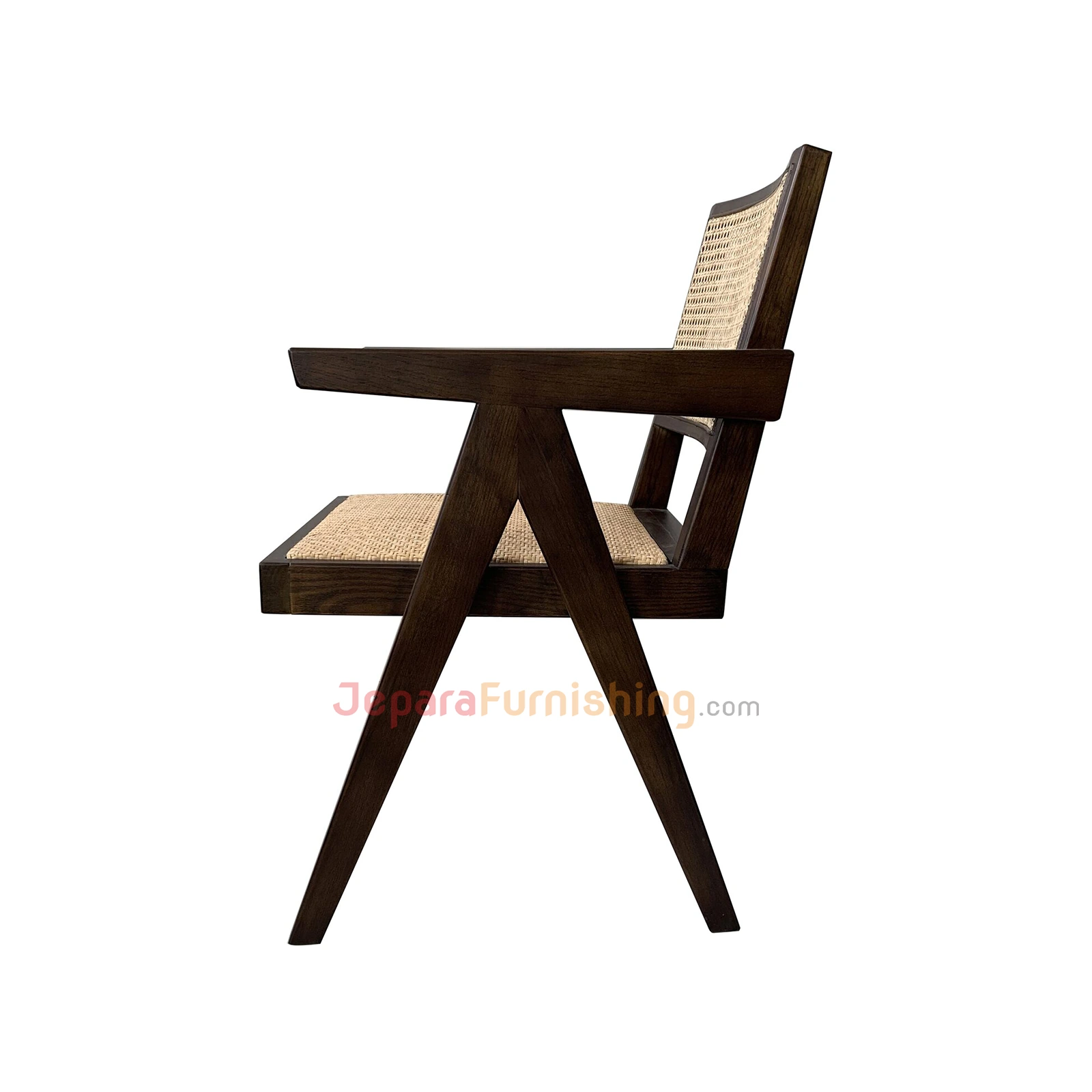 Kursi Makan Minimalis 34 kursi minimalis modern - pierre mence armchair dark brown