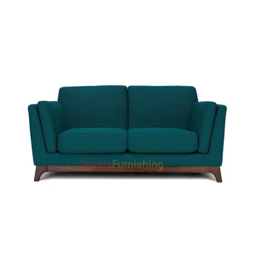 Celin Sofa Minimalis Double Seat Warna Blue Jay (1)