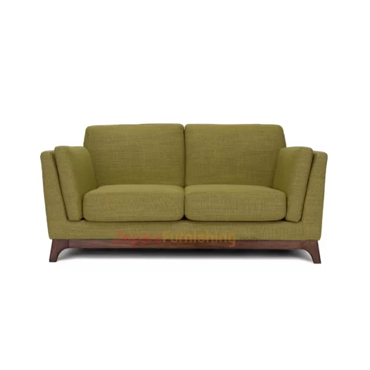 Celin Sofa Minimalis Double Seat Warna Moss Green