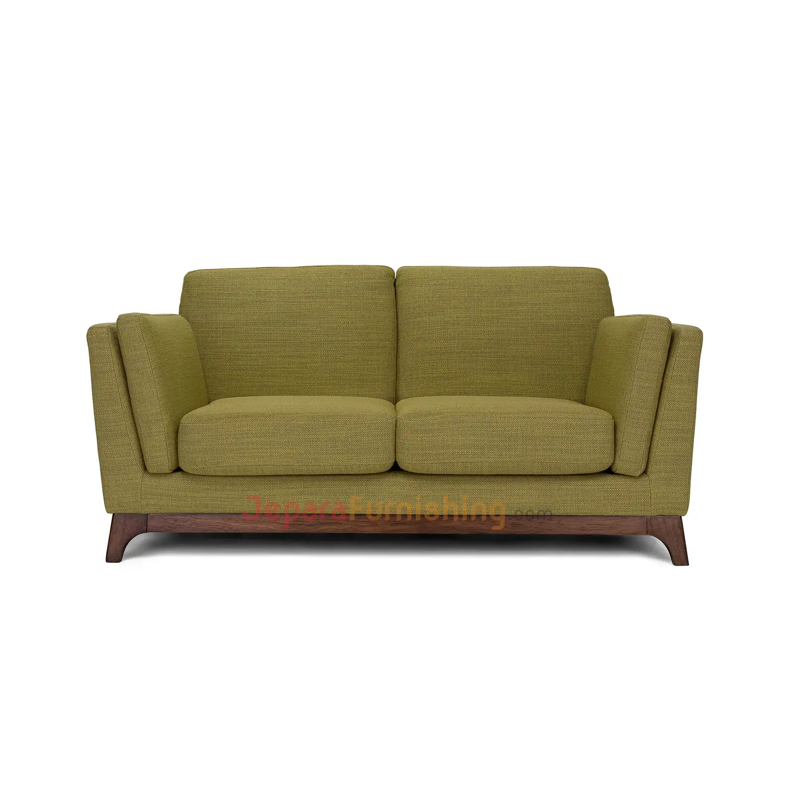 Celin Sofa Minimalis Double Seat Warna Moss Green