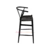 Relida Black Rattan (Hitam) - Kursi Bar Minimalis Modern