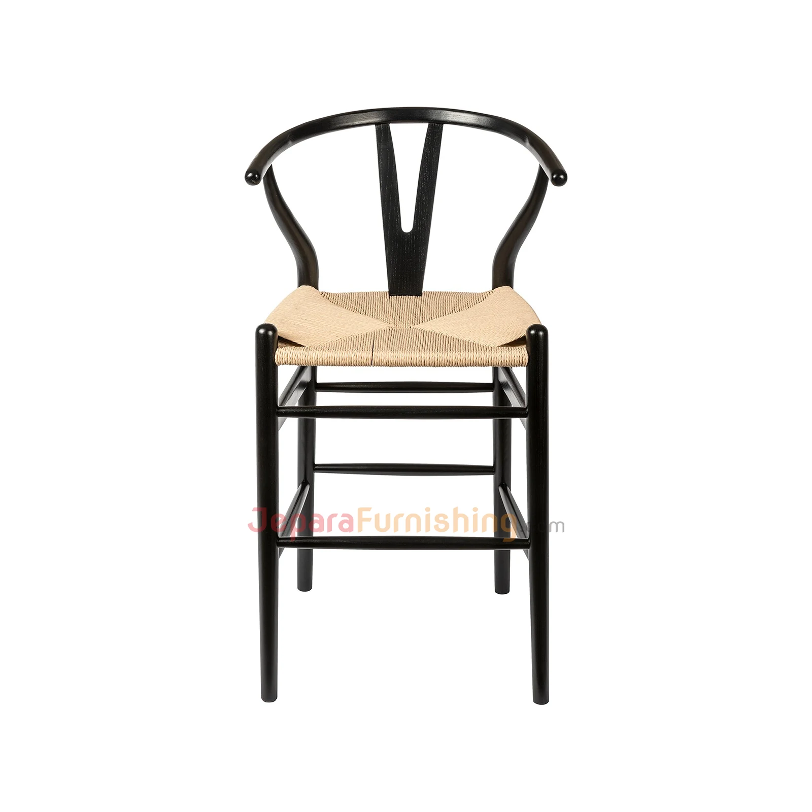 Relida Natural Rattan (Hitam) - Kursi Bar Minimalis Modern (1)
