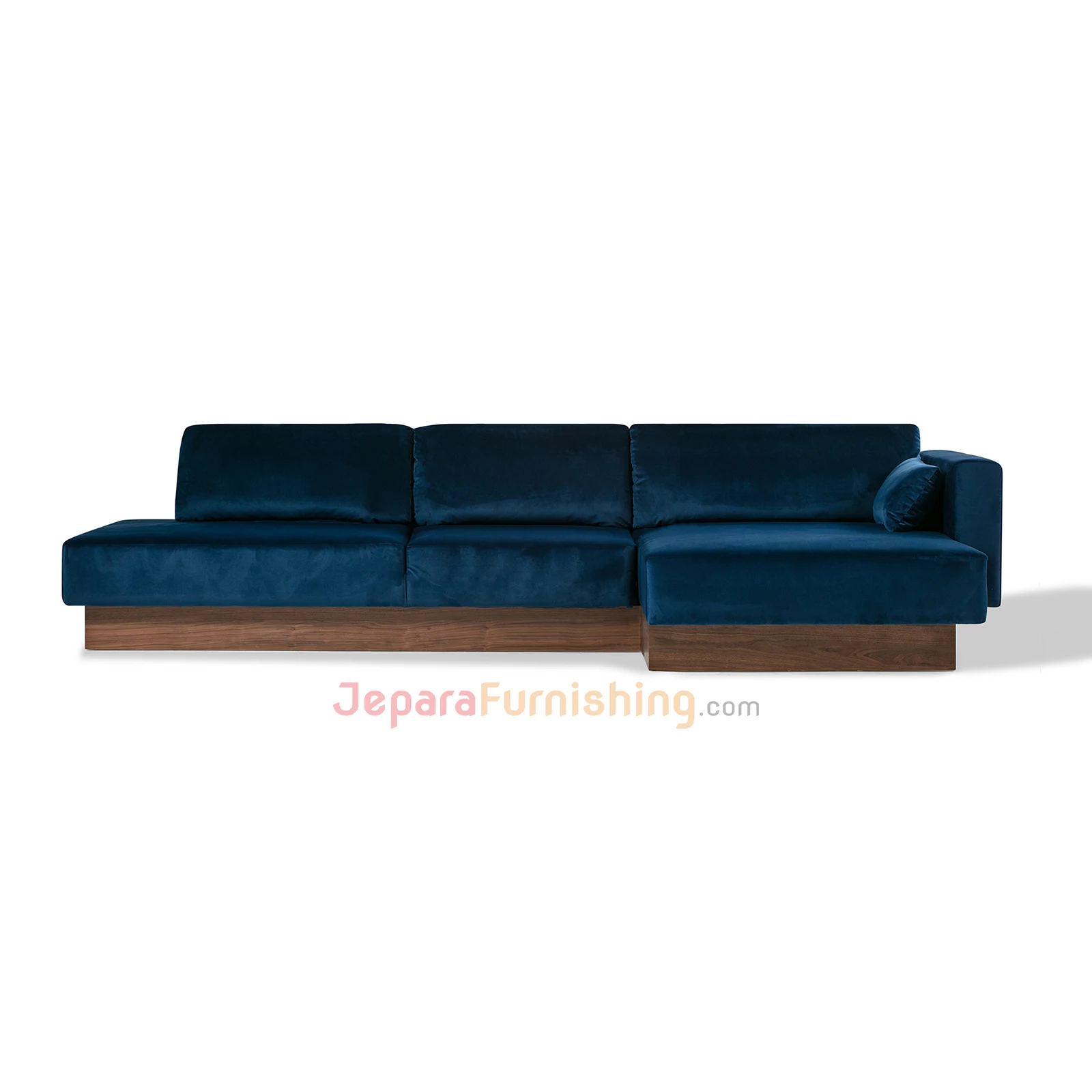 Gery Blue Sectional Sofa Minimalis (1)