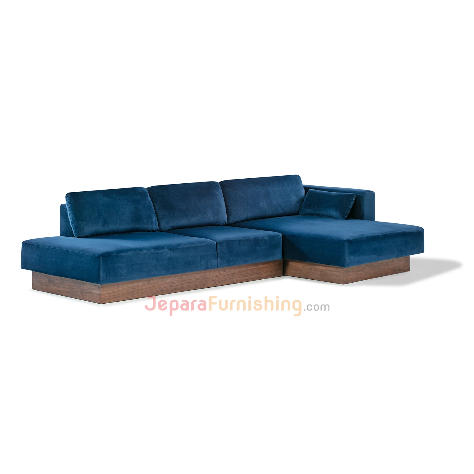 Gery Blue Sectional Sofa Minimalis (2)