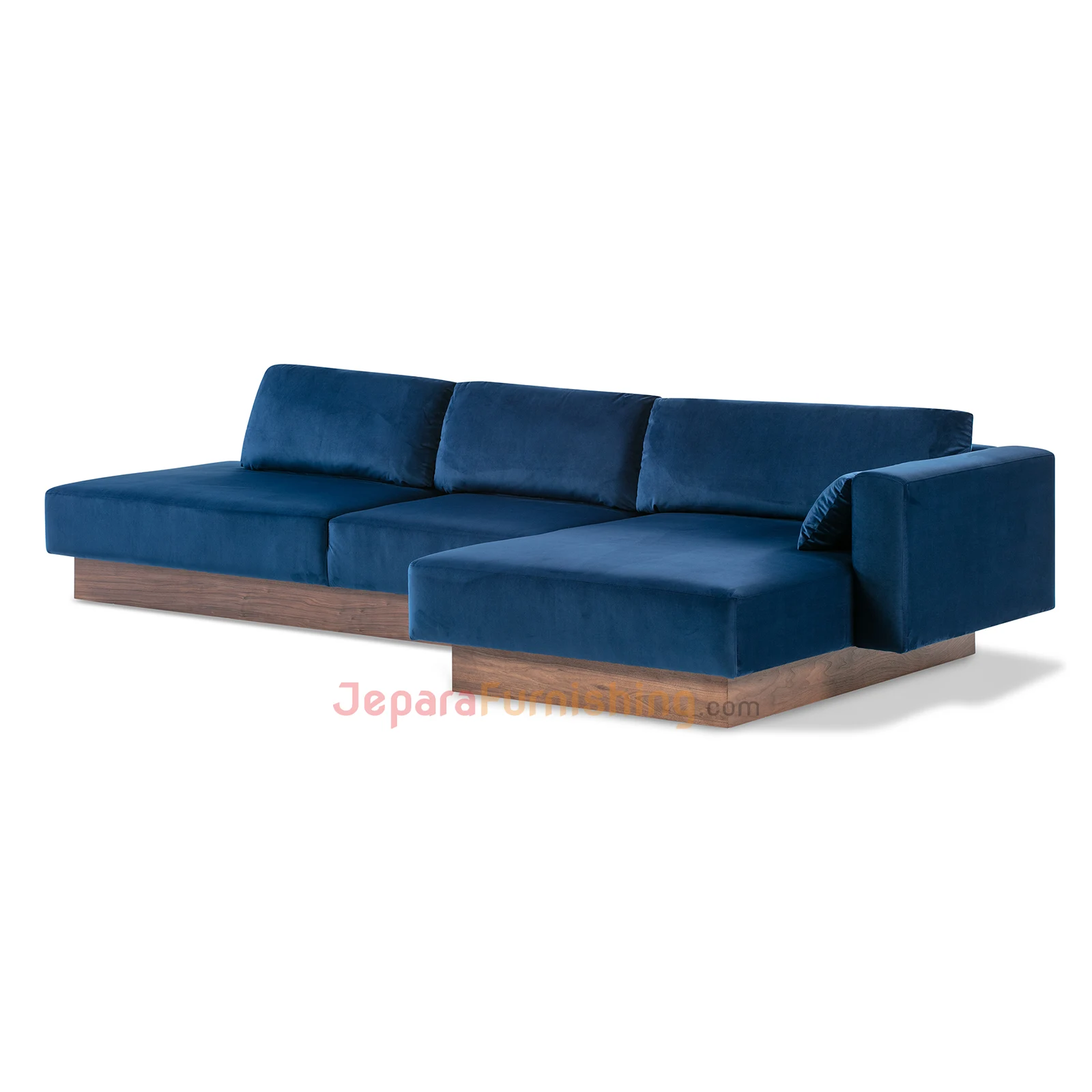 Gery Blue Sectional Sofa Minimalis (4)