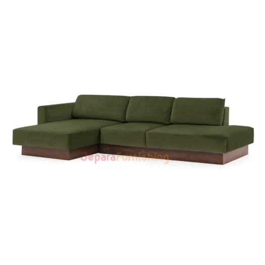 Gery Green Sectional Sofa Minimalis (1)