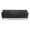 Juki Black Leather Sofa Modern (4) Juki Black Leather Sofa Modern