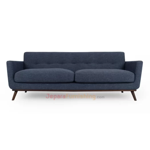Furniture Jepara - JeparaFurnishing.com 122 Juki Denim Blue Sofa Modern Minimalis