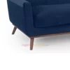 Juki Royal Blue Velvet Sofa Minimalis Fabric (4) Juki Royal Blue Velvet Sofa Modern Minimalis
