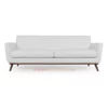 Juki White Leather Sofa Modern
