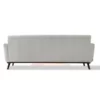 Juki White Leather Sofa Modern