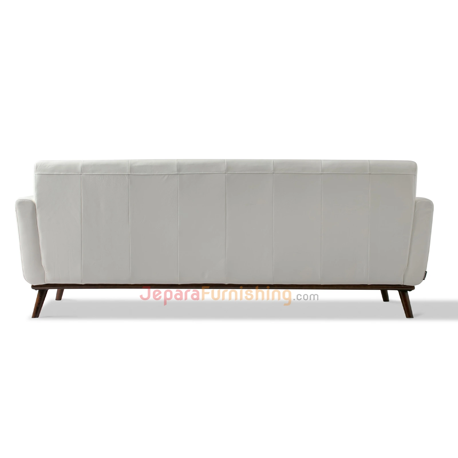 Juki White Leather Sofa Modern