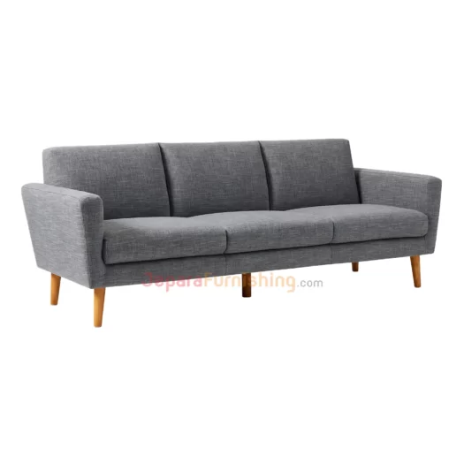 Furniture Jepara - JeparaFurnishing.com 119 Olivia Daphnie Grey Sofa Minimalis Modern