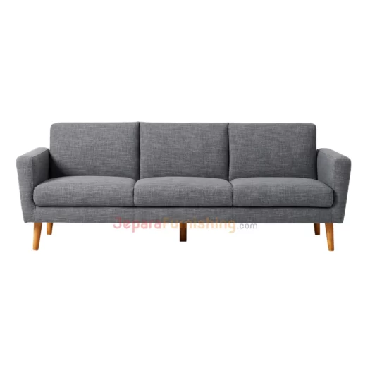 Furniture Jepara - JeparaFurnishing.com 118 Olivia Daphnie Grey Sofa Minimalis Terbaru